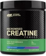 ON Creatine Powder Flavoured - Blue Raspberry 247.5g 55 Serve - Image 2