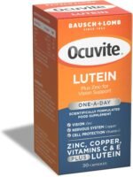 Ocuvite Lutein Supplement, by Bausch + Lomb, Lutein with Zinc, Copper, Vitamin C and E, One Capsule per Day - Image 2