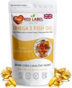 Omega 3 Fish Oil 1000mg, Pack of 90 Soft Gel Capsules (3 Months Supply), Double Strength 180mg EPA and 120mg DHA, Supports Eye, Heart & Brain Health for Men & Women - UK Made - Image 2