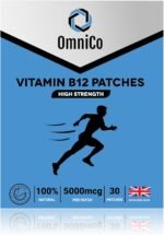 OmniCo Vitamin B12 Patches 5000mcg - Up to 7 Months Supply - 30 Patches - High Strength Transdermal Patches - 100% Natural Ingredients - Vegan & Vegetarian Friendly - Image 2