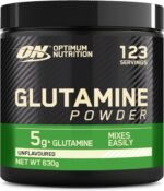 Optimum Nutrition Glutamine Powder, l-Glutamine Amino Acid Powder, Food Supplement, Pre and Post Workout Shake, Unflavoured, 123 Servings, 630 g - Image 2