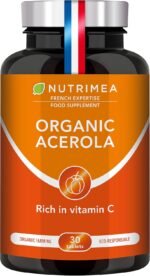 Organic ACEROLA 1000 mg | Natural Vitamin C | Highly Concentrated | Reduces Fatigue, Protects from Oxidative Stress & Strengthens The Immune System | 30 Vegan Tablets | French Expertise - Image 2