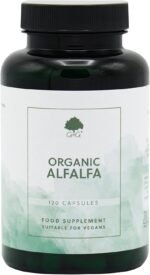 Organic Alfalfa Capsules 500mg - Botanical Rich in Vitamins, Minerals and Other Nutrients - 120 Vegan Capsules - Non-GMO, Made in The UK by G&G Vitamins - Image 2