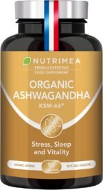 Organic Ashwagandha | 90 Vegan Capsules | Patented Extract with 5% Withanolides | Boost Sleep, Focus & Energy | 1200 mg | French Expertise - Image 2
