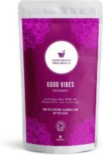 Organic Ashwagandha KSM 66 with Lavender and Chamomile - 90 Vegan Capsules - for Relaxation, Calmness, and Sleep Support - Image 2