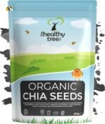 Organic Chia Seeds by TheHealthyTree Company. High in Fibre, Protein & Omega-3 - Raw, Vegan Chia Seeds 250g - Image 2