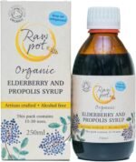 Organic Elderberry & Propolis Syrup | 100% Pure Raw Bee Propolis Extract, Raw Honey & Elderberry Extract - Alcohol-Free | for Kids & Adults, (Up to 30 Servings - 250 ml) - Image 2