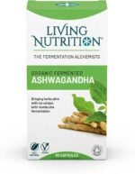 Organic Fermented Ashwagandha (60 Capsules) | Support Sleep and Stress Reduction | 600mg Fermented Ashwagandha per Serving - Image 2