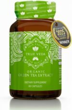 Organic Green Tea Extract Capsules - Certified Organic by Soil Association | 100% Natural Supplement | Natural Low Caffeine Source | Vegan | Ayurveda | 60 Easy Swallow Green Tea Tablets | Made in UK - Image 2
