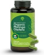 Organic Moringa Oleifera Capsules – 100% Natural Superfood | High Fibre Supplements | Supports Digestion, Metabolism & Immune System | 90 Moringa Capsules Made in Italy - RedMoringa - Image 2