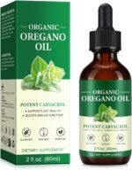 Organic Oregano Oil 60ml, Wild Oil of Oregano with Carvacrol Essential Oils Liquid Drops Herbal Supplement for Immune Support & Digestive Support | Non-GMO, 100% Natural Ingredients - Image 2