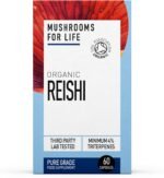 Organic Reishi Supplement - Mushroom Superfood Supplement - Reishi Mushroom Complex - Pure Grade Extracts, No Binders (Powder 60g) (60 Capsules) - Image 2