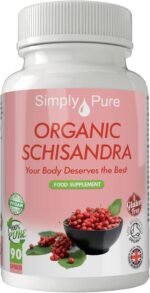 Organic Schisandra for Energy, Mental Balance & Stress Resilience | 500mg Capsules x 90 |100% Pure Soil Association Certified | Gluten Free | GM Free | Vegan - Image 2