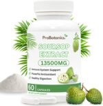 Organic Soursop Capsules | Full Spectrum 13500mg 30:1 Extract Per Serving | Potent Antioxidant & Immune Support - 60 Capsules - Image 2