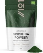 Organic Spirulina Powder 1kg – 100% Cold Pressed – Resealable and Recyclable Pouch by Alpha01 - Image 2