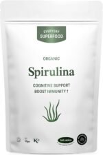 Organic Spirulina Tablets (360 Tablets) Raw Cold Pressed Spirulina Algae Certified Vegan & Kosher - Image 2