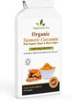 Organic Turmeric Curcumin with Organic Ginger & Black Pepper 120 Capsules | Highest Potency Tumeric Supplement | Soil Association Certified - Image 2
