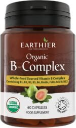 Organic Vitamin B Complex from Whole Foods - Blend of All 8 B Vitamins per Capsule - Vegan - 60 Capsules - Image 2