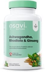 Osavi Ashwagandha, Rhodiola & Ginseng – 120 Vegan Capsules | Stress & Energy Support | Powerful Blend with KSM–66® Ashwagandha | Rhodiola & Ginseng Root Extracts for Resilience | Focus & Vitality - Image 2