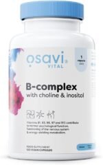 Osavi B–Complex with Choline & Inositol – 120 Vegan Capsules | Complete B–Vitamin Support for Energy, Nervous System & Mental Performance | with VitaCholine® | Clean Label | Vegan–Friendly - Image 2