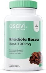 Osavi Rhodiola Rosea Root 400mg – 120 Vegan Caps | Adaptogenic Support for Reducing Stress–Induced Fatigue and Enhancing Mental & Physical Wellbeing - Image 2