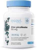 Osavi Zinc Picolinate 50mg - 60 Vegan Capsules | Highly Absorbable Zinc for Immune Support, Cognitive Function, Metabolism, and Healthy Skin | 100% Daily Zinc Requirement in One Capsule - Image 2