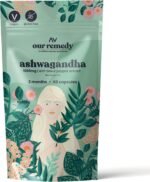 Our Remedy Ashwagandha Capsules for Women 1000mg with Black Pepper for Fast & Effective Absorption — Made by Women, for Women! Natural, Vegan & Plastic Free — 60 One-a-Day Tablets - Image 2