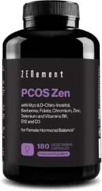 PCOS Zen – Myo-Inositol & D-Chiro-Inositol 40:1 – Complete Formula for Polycystic Ovary Syndrome (PCOS) – Hormonal Balance & Female Metabolic Support – 180 Vegan Capsules – Zenement - Image 2