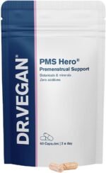 PMS Hero | Women's Health | Premenstrual Support | Botanicals and Vitamins | 60 Vegan Capsules | Two-A-Day | DR.VEGAN - Image 2