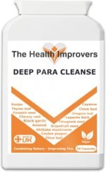 Parasite Cleanse Supplement for Humans | Natural Intestinal Detox & Cleanse with Pumpkin Seed, Black Garlic, Chicory, Clove, Oregano & Glucomannan Fibre | Made in UK | Dewormer Capsules - Image 2