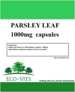 Parsley Leaf 1000mg 60 Capsules, Kidney & Urinary Tract Support, Natural Detox & Fluid Balance, Antioxidant Support - Image 2