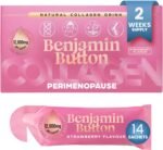Peri-Menopause Collagen 12,000mg 14x, Marine Collagen Liquid Sachets with Chasteberry, Reishi, Inositol, Vitamins C, D3, K2, Biotin & Zinc, Skin, Hormonal & Mood Support, Strawberry - Image 2
