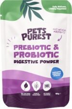 Pets Purest Digestive Prebiotic Probiotic for Dogs, Cats & Pet - 100% Natural Fibre Digestion Enzymes Immune Support Supplement for Gut Health and Healthy Stools - Image 2