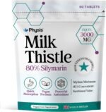 Physis Milk Thistle High Strength | 80% Silymarin | Liver Support Supplements | Milk Thistle Seeds | Vegan Food Supplement | 60 x Tablets | Made in Britain - Image 2