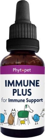 Phytopet Immune Plus, Immune Support for Dogs, Cats, Birds and Horses, Easy to Use Herbal Supplements for Pets, 30ml - 100% Herbal Phytopet Pet Supplies - Image 2