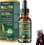 Piguiay Organic Lung Cleansing Mullein Leaf Extract Drops, Mullein Leaf Extract for Lungs, Cleanse and Respiratory Support, Natural Plant Extract, for Men & Women-1 fl oz (1) - Image 2
