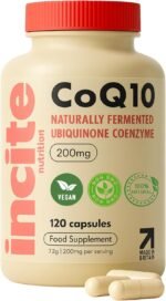 Premium CoQ10 Ubiquinone 200mg - Coenzyme Q10-120 Vegan Capsules - Naturally Fermented High Absorption - Heart, Energy & Fertility Support - Made in UK - Non-GMO - GMP Quality - Image 2