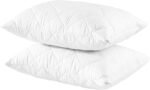 Premium Memory Foam Quilted Pillows (Pack of 2) - Orthopedic Cooling Neck & Back Support - Medium Firm Comfort for Restful Sleep - Image 2