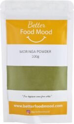 Premium Moringa Powder 100g | Superfood (Oleifera Leaf) | Rich in Antioxidants, Iron, Vitamin A | For Juices, Smoothies, Oatmeal | Better Food Mood - Image 2