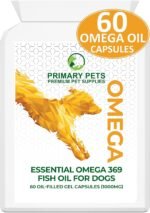 Primary Pets Premium Pet Supplies - Omega 3 Fish Oil for Dogs. 60 x 1000mg Oil Capsules. Supports Healthy Skin and Shiny Coat, Maintains Joint and Brain Health, Helps Maintain Immune System - Image 2