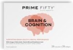Prime Fifty Brain & Cognition Supplements – 28 Day Supply – Brain Energy & Focus Supplement with Omega 3 Fatty Acids & Vitamin B12 – Omega 3 Capsules - Image 2