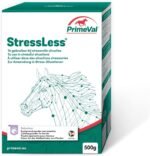 PrimeVal – StressLess® Powder – For Horses & Ponies – Natural Calming Supplement – For Stressful Situations – Ideal for Competitions & Travelling – No Sedation – Sprinkle Over Food – 500g Tub - Image 2