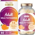 Pro-Ven Multivitamin Chewable Tablets for Men & Women - 60 Orange Flavoured A-Z Multivitamins - 100% NRV - 13 Essential Vitamins inc D, C, A + B for Energy, Immune & Bone Health Daily - Image 2