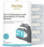 Pro-Ven Probiotics for Adults Age 50+ | Gut Health & Immune System Support | 2.5 Billion CFU Friendly Bacteria & Multivitamin Supplement | 30 Capsules - Image 2