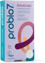Probio7 Advanced – High Strength Digestive Support | 9 Live Strains | with 10 Billion CFU, Saccharomyces Boulardii + 2 Types of Fibre | Gut Health Supplements, Probiotics for Gut Health - 30 Capsules - Image 2