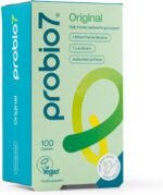 Probio7 Original – Gentle Daily Gut Support | Vegan Approved | with 4 Billion CFU, 7 Live Bacterial Strains + Natural Fibre | Digestive Health Supplements, Probiotics for Gut Health, 100 Capsules - Image 2