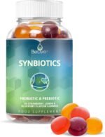 Probiotic + Prebiotic Fiber Gummies Sweetened with Stevia and Tapioca - Suitable for Kids & Adults, for Better Gut Health, High Potent Probiotics & Fiber - 60 Strawberry, Lemon, Blueberry Gummy - Image 2