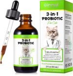 Probiotics for Cats with Prebiotic and Enzymes, Cat Probiotics Supplement Help Digestive Support Gut Health, Cat Diarrhea, Constipation Relief for All Breed Size Age, Bacon Flavor - 60ml - Image 2