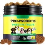 Probiotics for Dogs, Dog Probiotics Supplements (120 Chews) - Supports Gut & Digestive Health, Immune Function and Gut Flora Blance, Duck Flavor, For All Dogs - Image 2