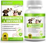 Probiotics for Dogs, Dog Probiotics for Gut Health, Dog Probiotic Supplements with Enzymes, Pumpkin Powder for Dogs Rich in Fibre Support Digestive Health, 180 Tablets - Image 2
